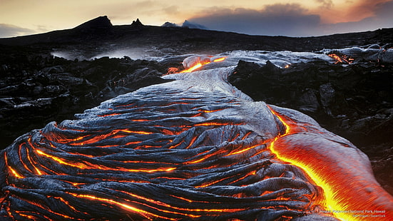 Hawaii Volcanoes National Park, Hawaii, Ulusal Parklar, HD masaüstü duvar kağıdı HD wallpaper