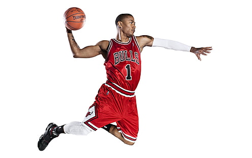 Derrick Rose Wallpaper, Chicago Bulls, Slam Dunk, Basketball, NBA, Derrick Rose, HD-Hintergrundbild HD wallpaper