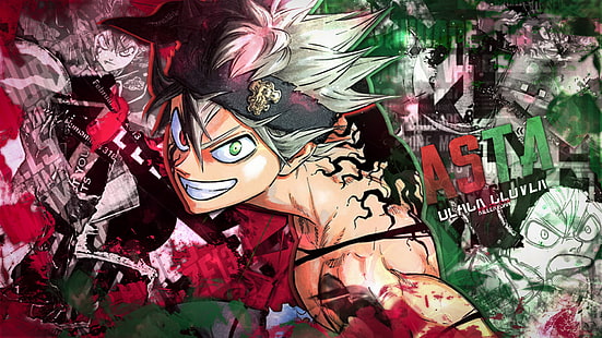 Anime, Schwarzklee, Asta (Schwarzklee), Heterochromie, HD-Hintergrundbild HD wallpaper