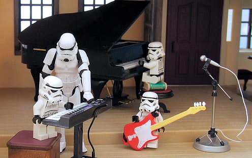 Звездные войны пианино штурмовики Веселые лего Звездные войны Legos Развлечения Смешные HD Art, Звездные войны, веселье, пианино, Штурмовики, Легос, Лего Звездные войны, HD обои HD wallpaper