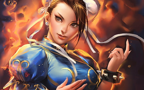 Street Fighter Chun Lee тапет, Chun-Li, видео игри, Street Fighter, жени, HD тапет HD wallpaper