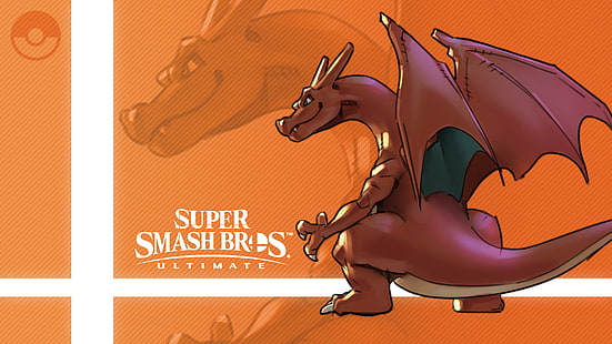 Videospel, Super Smash Bros.Ultimate, Charizard (Pokémon), HD tapet HD wallpaper