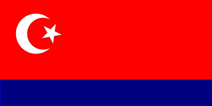 Riau Independentist Flag (Riau, Sumatra), Sumatra, Riau, Flagge, Independentist, 3d und abstrakt, HD-Hintergrundbild