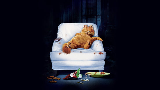 Garfield, Garfield, gato, Fondo de pantalla HD HD wallpaper