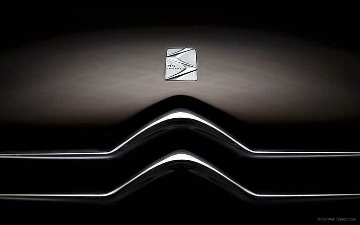 시트로엥 DS 인사이드 로고, 시트로엥 카 로고, 시트로엥, 내부, 로고, 자동차, HD 배경 화면