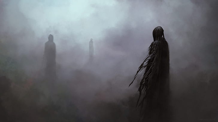 произведения на изкуството, фентъзи изкуство, Dementors (Хари Потър), Tomek Pietrzyk, HD тапет