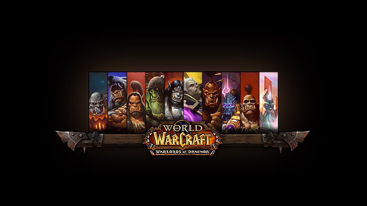 World of War Craft screen display, World of Warcraft, HD wallpaper