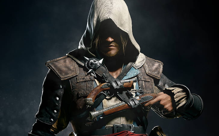 Assassin's Creed IV: Black Flag HD, Assassin, Creed, Black, Flag, HD, Fondo de pantalla HD