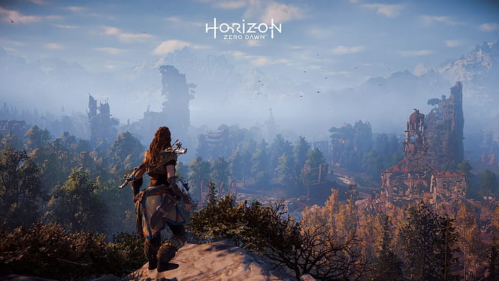 Horizon: Zero Dawn, Aloy (Горизонт: Zero Dawn), видеоигры, HD обои
