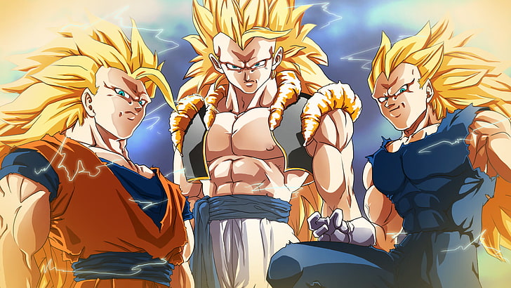 Ilustrasi Dragonball Z Goku dan Vegeta, Dragon Ball Z, Wallpaper HD
