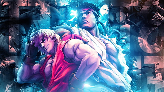 Ken Masters, Ryu (Street Fighter), Street Fighter, Fondo de pantalla HD HD wallpaper