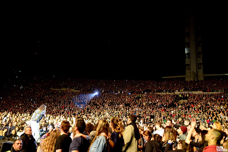 women's brown top, Uruguay , Aerosmith, Estadio Centenario, concerts, HD wallpaper
