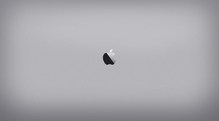 Apple Space Grey, логотип Apple, компьютеры, Mac, яблоко, iphone, красочные, макос, логотип, пространство, серый, HD обои
