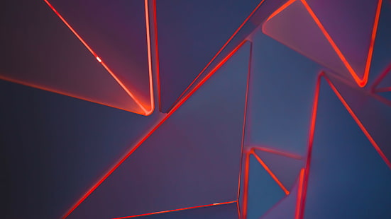 Neon, HD, 4k, 8k, Formen, geometrisch, HD-Hintergrundbild HD wallpaper