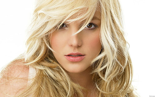 yüz, sarışın, kadınlar, Britney Spears, HD masaüstü duvar kağıdı HD wallpaper