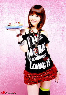Aya Hirano, Asia, wanita, tersenyum, model, Wallpaper HD HD wallpaper