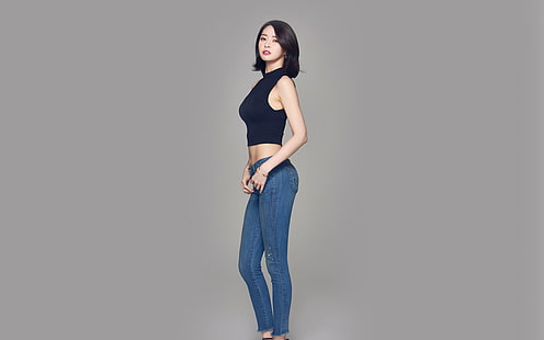 kpop, girl, kwon, nara, hellovenus, jean, hot, HD wallpaper HD wallpaper