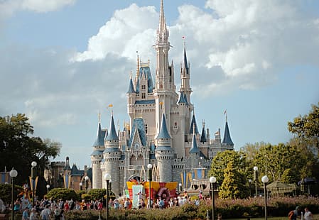 Florida, Schloss, Orlando, Disneyland, Disney World, HD-Hintergrundbild HD wallpaper