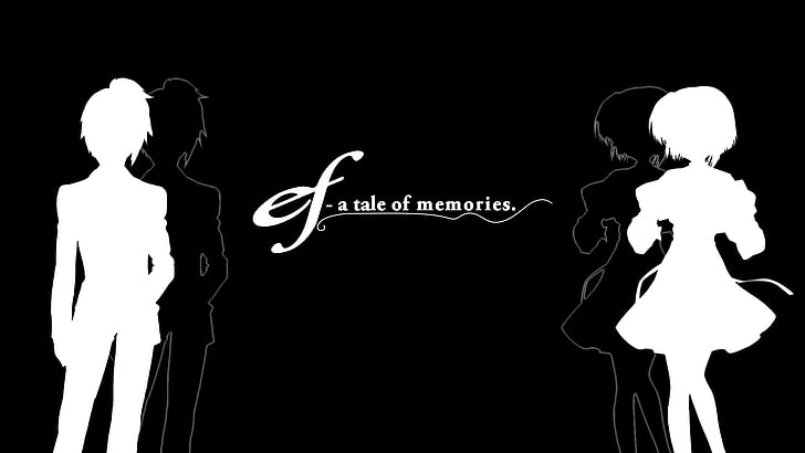 anime, ef: Un cuento de recuerdos, Renji Asou, Shindou Chihiro, Fondo de pantalla HD