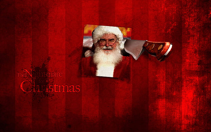 снимка, нож, Дядо Коледа, HD тапет