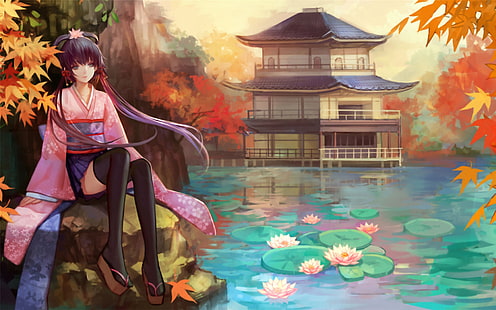 Ло Тяньи, аниме девушки, Vocaloid Китай, HD обои HD wallpaper