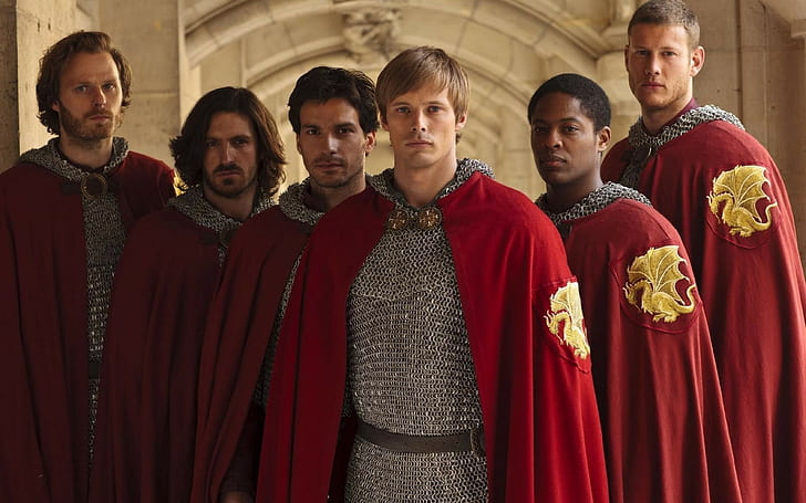 ksatria, Merlin, Arthur, pria, jubah, Wallpaper HD