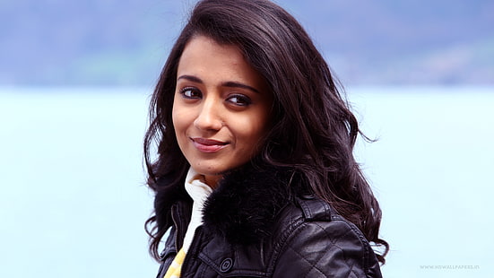 5K, indyjska aktorka, Trisha, Tapety HD HD wallpaper