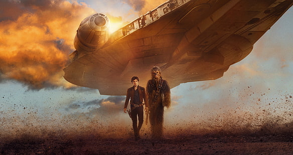 Star Wars, City, Wars, Action, Fantasy, Clouds, Sky, Star, Space, Galaxy, Warrior, Men, Girls, Female, Sands, year, 2018, Women, Mountains, Princess, Emilia Clarke, EXCLUSIVE, Weapons, Walt Disney Pictures, Male, Lady, Suns, Han Solo, Rocks, Story, Movie, Millennium Falcon, Soldier, Film, Adventure, Animals, Desert, Buildings, Sci-Fi, Soldiers, Warriors, Pistols, Woody Harrelson, Chewbacca, Boys, Val, Rio, Paul Bettany, Fighters, EXTENDED, Imagine Entertainment, Armored, Spacecraft, Lucasfilm, Aircrafts, Jon Favreau, Alden Ehrenreich, Solo: A Star Wars Story, Qi Ra, Lando, Donald Glover, QiRa, Thandie Newton, Tobias, Dryden, Tobias Beckett, SOLO, HAN, HD wallpaper HD wallpaper