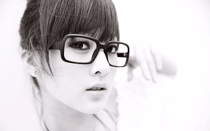 Asian Glasses Look, 아시아 안경, 봐, HD 배경 화면
