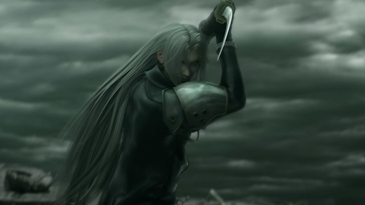 Final Fantasy, Final Fantasy VII: Advent Çocukları, Sephiroth (Final Fantasy), HD masaüstü duvar kağıdı