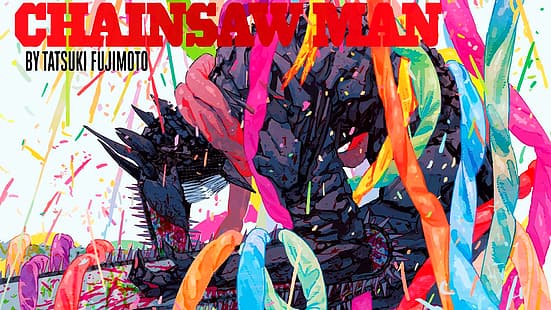  Denji (Chainsaw Man), Pochita (Chainsaw Man), Chainsaw Man, manga, Devil, HD wallpaper HD wallpaper