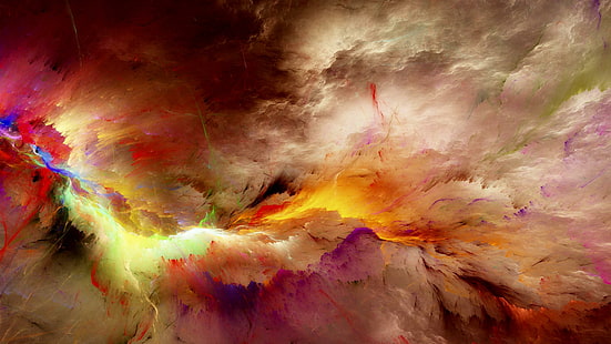 art, fractal, artistic, artwork, colors, HD wallpaper HD wallpaper