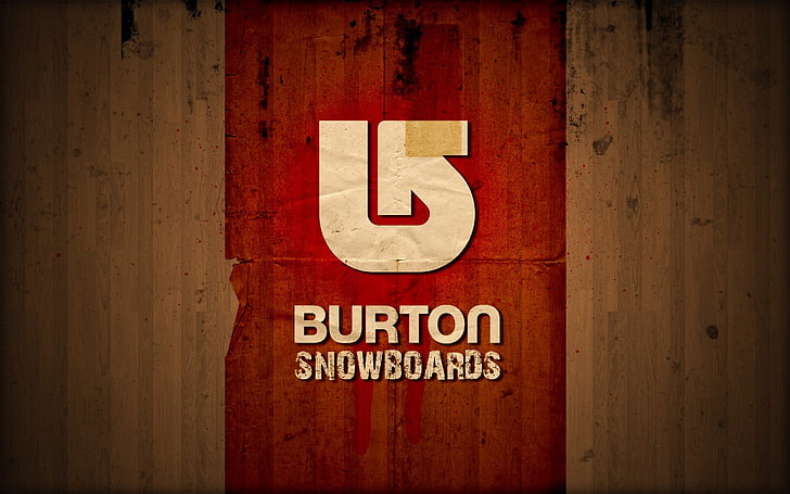 красный и белый логотип Supreme, сноуборды Burton, HD обои