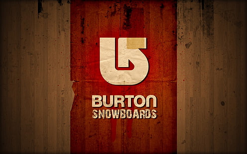 красный и белый логотип Supreme, сноуборды Burton, HD обои HD wallpaper