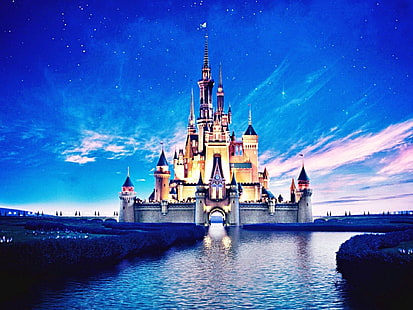 Disneyland Castle-Cities HD Wallpaper, papel pintado del castillo de Disney, Fondo de pantalla HD HD wallpaper