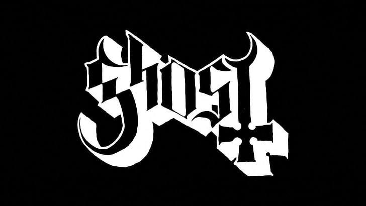 Seni klip teks Ghost hitam dan putih, Ghost B.C., ghost, Wallpaper HD