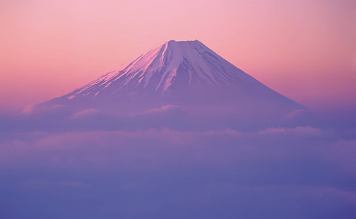 Mount Fuji Wallpaper i Mac OS X Lion HD Wallpaper, Mount Fuji, Japan, Natur, Berg, Berg, Mount Fuji, Mac OS X Lion, HD tapet HD wallpaper