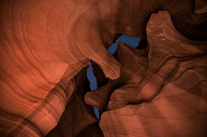 바위, 자연, 동굴, HD 배경 화면