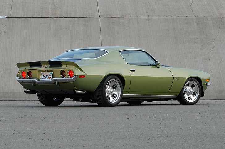 1971, camaro, chevrolet, chevy, muscle, pro, street, super, touring, usa, z28, HD wallpaper