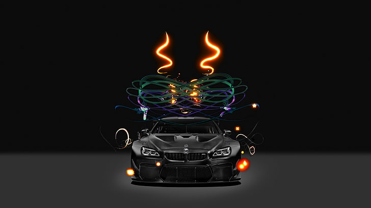 BMW Art Car, BMW M6 GT3, 4K, HD papel de parede