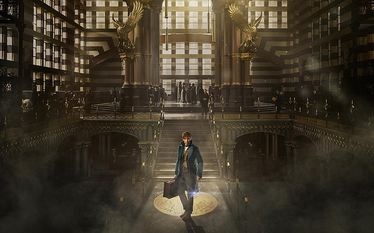 Movie, Fantastic Beasts and Where to Find Them, Eddie Redmayne, Harry Potter, Ministry of Magic, Newt Scamander, HD wallpaper