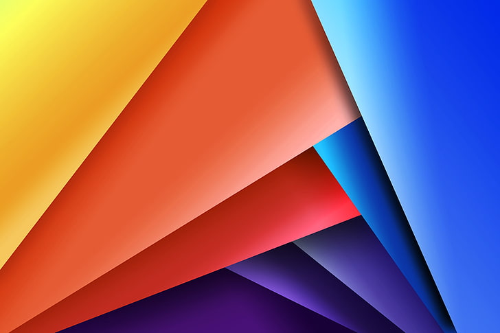 Geometric, Colorful, HD wallpaper