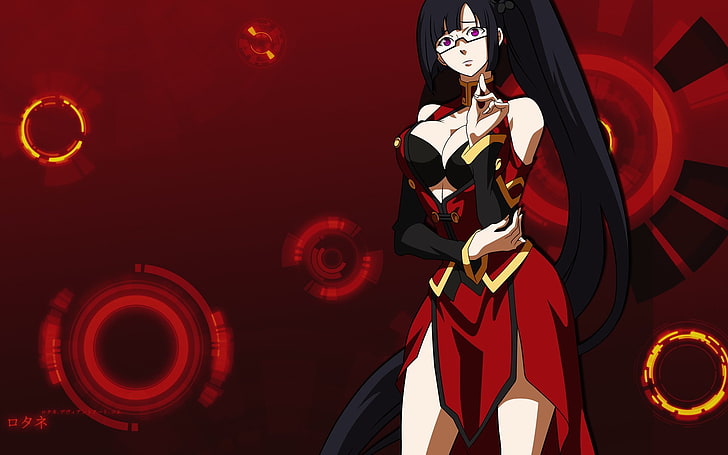 black haired female anime character illustration, Video Game, BlazBlue: Calamity Trigger, Litchi Faye Ling, HD wallpaper