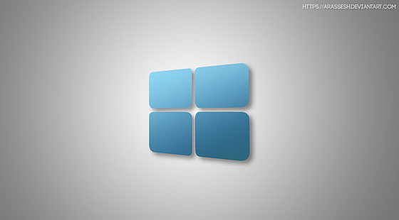 Windows 10 Biru, Windows, Windows 10, Wallpaper HD HD wallpaper