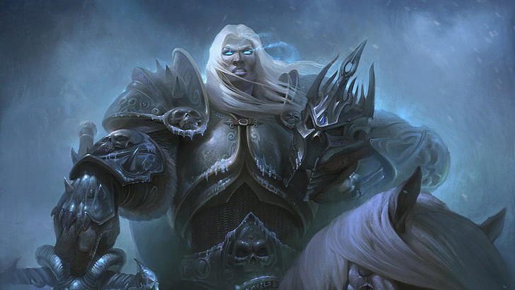 Arthas fond d'écran numérique, Warcraft III, World of Warcraft: La colère du roi-liche, Arthas Menethil, Arthas, Fond d'écran HD