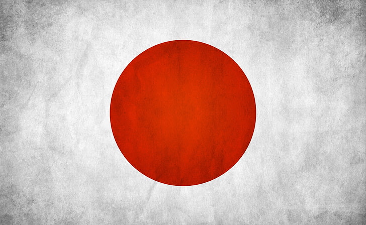 Bandiera giapponese, bandiera giapponese, artistico, grunge, giapponese, bandiera, Sfondo HD