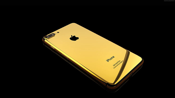 iPhone 7, Gold, review, Best Smartphones 2016, HD wallpaper