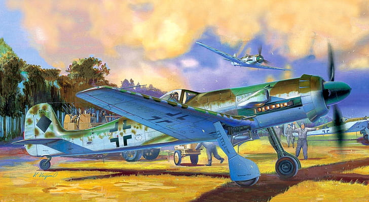 истребитель, ВВС, Focke-Wulf Ta 152, высотный перехватчик, Ta.152H, JG301, HD обои