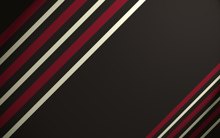 black and red illustration, abstract, lines, HD wallpaper
