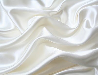Silk, White, Fabric, Softness, HD wallpaper HD wallpaper